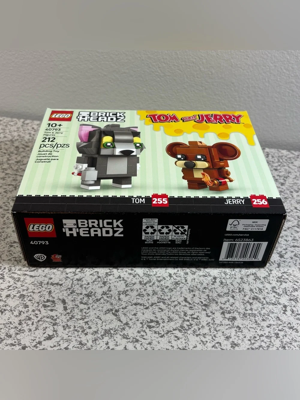 LEGO 40793 Brickheadz Tom & Jerry Figures Retired Set Kit New